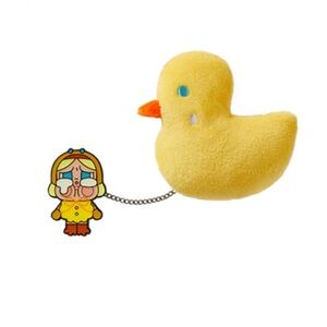 POP MART - Crybaby Crying Again Plush Badge - Duck You